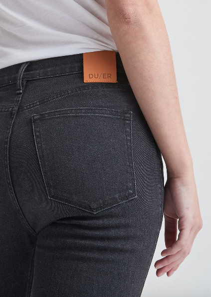 Midweight Denim Highrise Straight