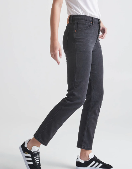 Midweight Denim Highrise Straight