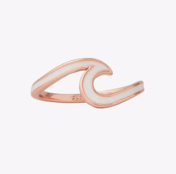 Enamelled Wave Ring