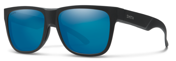 Smith Optics Lowdown 2 Matte Black w. CP Polarized Blue Mirror