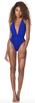 Azure Blue Safari One Piece