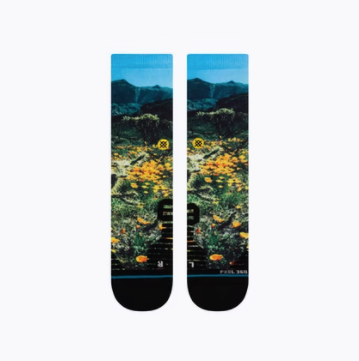 Nat Geo Poppy Trails Crew Socks