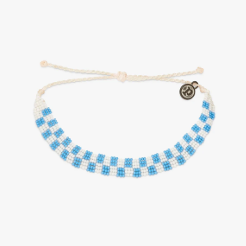 Woven Seed Bead Checkerboard Bracelet