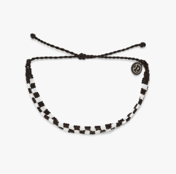 Woven Seed Bead Checkerboard Bracelet