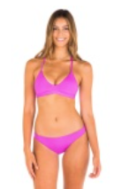 Solid Adjustable Bikini Top