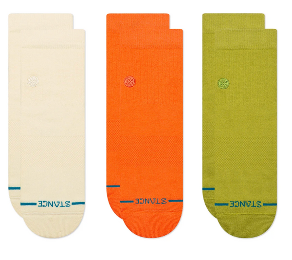 Icon Quarter Socks 3pk