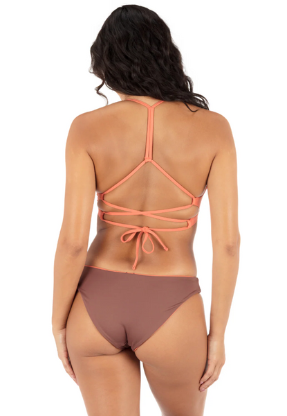 Hurley Solid Reversible Moderate Bikini Bottom
