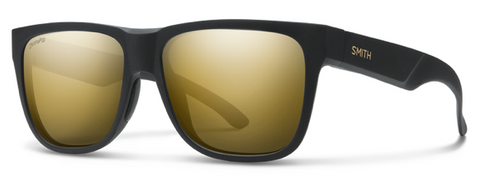Lowdown 2 Matte Black Glod w. CP Polarized Blue Mirror Lens