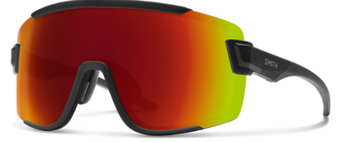 Wild Cat Matte Black w. CP Polarized Red Mirror Lens